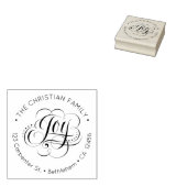 Maak kennis met de Christelijke kerstkalligrafie v Rubberstempel (Gestempeld)