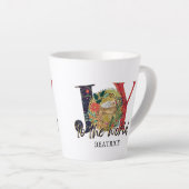 Maak kennis met de feestdagen in de wereld  latte mok (Rechterhoek)