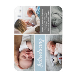 Maak kennis met de fotocollage van baby's modern b magneet