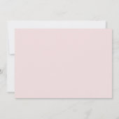 Maak kennis met de geboorte van Easel & Bunny Phot Aankondiging (Achterkant)