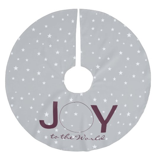 Maak kennis met de gevlochten polyesterstructuur v kerstboom rok (Voorkant)