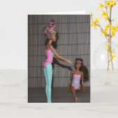 Maak kennis met de Gym Girls. Kaart (Gele Bloem)