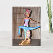 Maak kennis met de Gym Girls. Kaart (Voorkant)