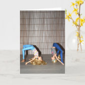 Maak kennis met de Gym Girls. Kaart (Gele Bloem)