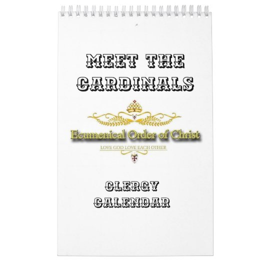 MAAK KENNIS MET DE KARDINALEN GEESTELIJKE KALENDER (Hoes)