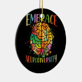 Maak kennis met de kennis over neurodiversity Vide Keramisch Ornament (Rechts)