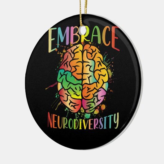 Maak kennis met de kennis over neurodiversity Vide Keramisch Ornament (Links)