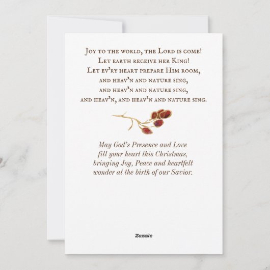 Maak kennis met de kerstcadeautjes van de Wereld Feestdagenkaart (Achterkant)