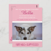 Maak kennis met de mededeling van het nieuwste lid briefkaart (Voorkant / Achterkant)