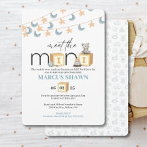 Maak kennis met de Mini Baby Welcome Invitation