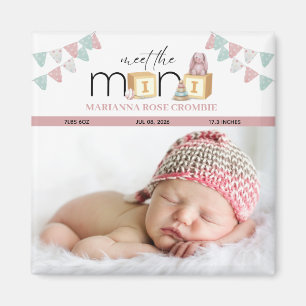 Maak kennis met de Mini Roze Baby Magneet