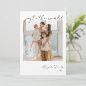 Maak kennis met de minimalistische kerstkaart van  (Staand voorkant)