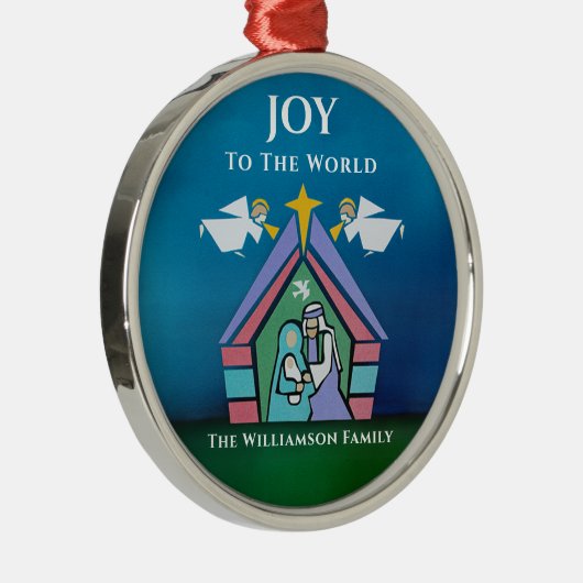 Maak kennis met de moderne kerstkleur in de wereld metalen ornament (Rechts)