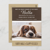 Maak kennis met de nieuwste mededeling van het par briefkaart (Voorkant / Achterkant)