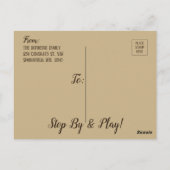 Maak kennis met de nieuwste mededeling van het par briefkaart (Achterkant)