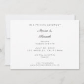 Maak kennis met de Passen getrouwd Typografie & Fo Kaart (Achterkant)