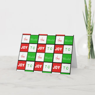 Maak kennis met de Tegels van World Typography in Feestdagen Kaart