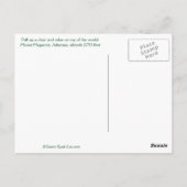 Maak kennis met de top van de wereld: Mount Magazi Briefkaart (Achterkant)