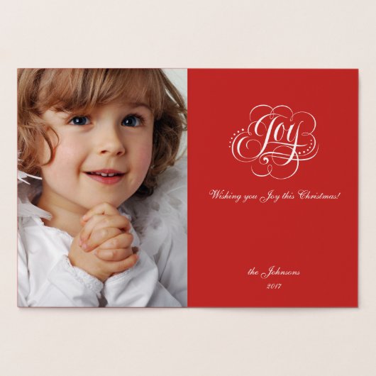 Maak kennis met de Wereld Real Silver Kerstkalligr Folie Kaarten (Binnen)