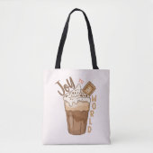 Maak kennis met de wereld van kerstcocktail tote bag (Voorkant)
