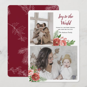 Maak kennis met de wereldfeestdag met foto feestdagenkaart