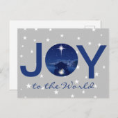 Maak kennis met de wereldnativiteit briefkaart (Voorkant / Achterkant)