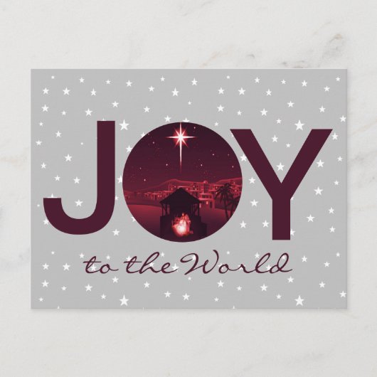 Maak kennis met de wereldnativiteit briefkaart (Voorkant)