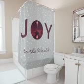 Maak kennis met de wereldnativiteit douchegordijn (In situ)