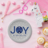 Maak kennis met de wereldnativiteit papieren bordje (Feest)