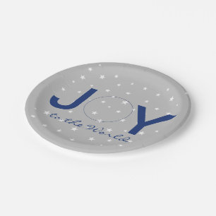 Maak kennis met de wereldnativiteit papieren bordje