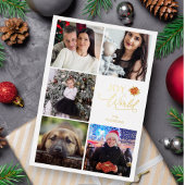 Maak kennis met de wereldpoinsettias collage 5 fot folie uitnodiging