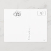 Maak kennis met de World Elegant Kerstkalligraphy Feestdagenkaart (Achterkant)