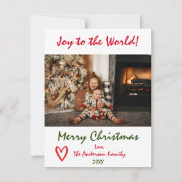 Maak kennis met de World KerstTree-fotokaart Feestdagenkaart