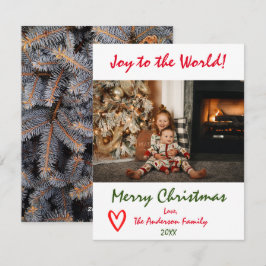 Maak kennis met de World KerstTree-fotokaart Feestdagenkaart