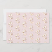 Maak kennis met Easel & Bunny 2 Foto Baby Girl Bir Aankondiging (Achterkant)