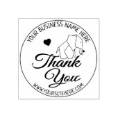 Maak kennis met Elephant Handmade Small Business H Rubberstempel (Afrduk)