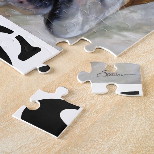 Maak kennis met het Engelse Bulldog kunstgeschenk  Legpuzzel (Zijkant)