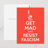 Maak kennis met het fascisme briefkaart (Voorkant / Achterkant)