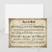 Maak kennis met het kerstcadeau van het wereldmerk feestdagenkaart (Voorkant / Achterkant)