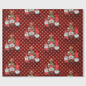 Maak kennis met het kerstcadeaupapier voor de were cadeaupapier (Vlak)