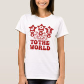 Maak kennis met het kerstcitaat T-Shirt (Voorkant)