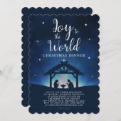 Maak kennis met het kerstdiner van de World Starry Kaart (Voorkant / Achterkant)