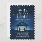Maak kennis met het kerstdiner van de World Starry Kaart (Voorkant)