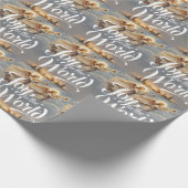 Maak kennis met het kerstontwerp van de wereld cadeaupapier (Hoek)