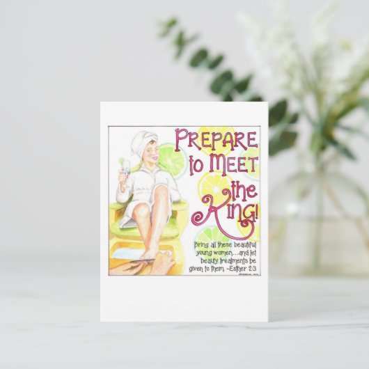 Maak kennis met het King Inspirerend Briefkaart (Staand voorkant)