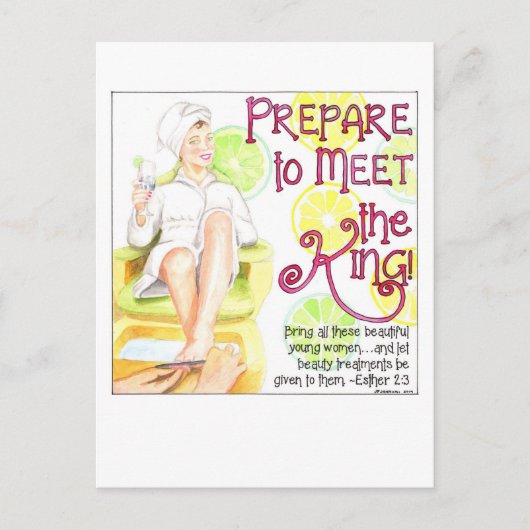 Maak kennis met het King Inspirerend Briefkaart (Voorkant)