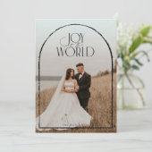 Maak kennis met het lijst van World Black Arch met Feestdagenkaart (Staand voorkant)