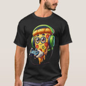 Maak kennis met het Pizza Gamer Icon! T-shirt (Voorkant)