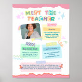 Maak kennis met het poster van de lerarenopleiding (Voorkant)