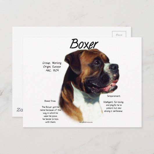 Maak kennis met het ras briefkaart (Voorkant / Achterkant)